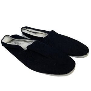 Easy USA Mens Size 13 Black Martial Art Kung Fu Tai Chi Cotton Sole Canvas Shoes